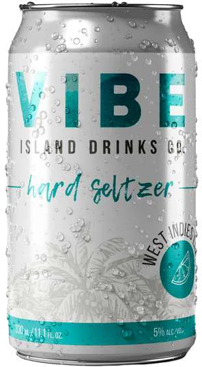 Vibe Hard Seltzer West Indies Lime can