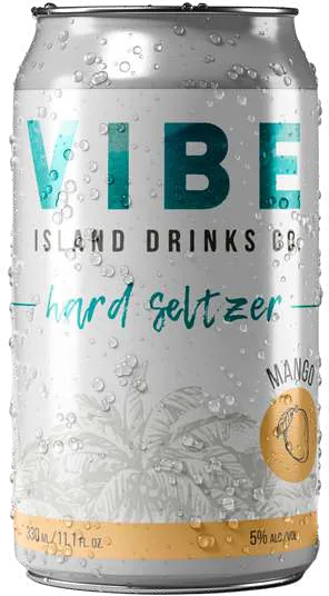 Vibe Hard Seltzer Mango can