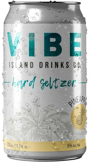 Vibe Hard Seltzer Pineapple can